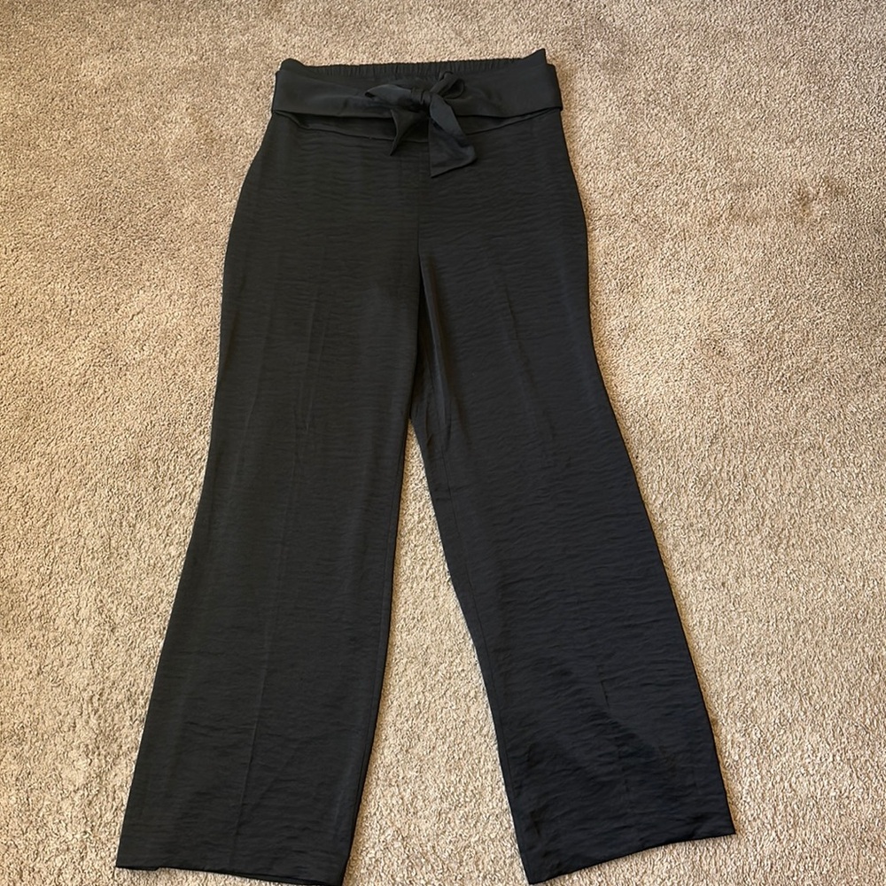Express Satin silky pants, size large.
